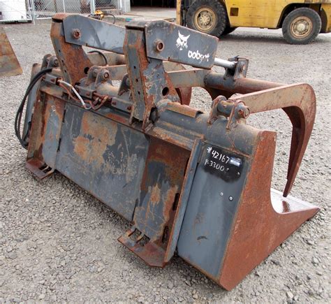 used skid steer grapple bucket for sale|bobcat grapple bucket craigslist.